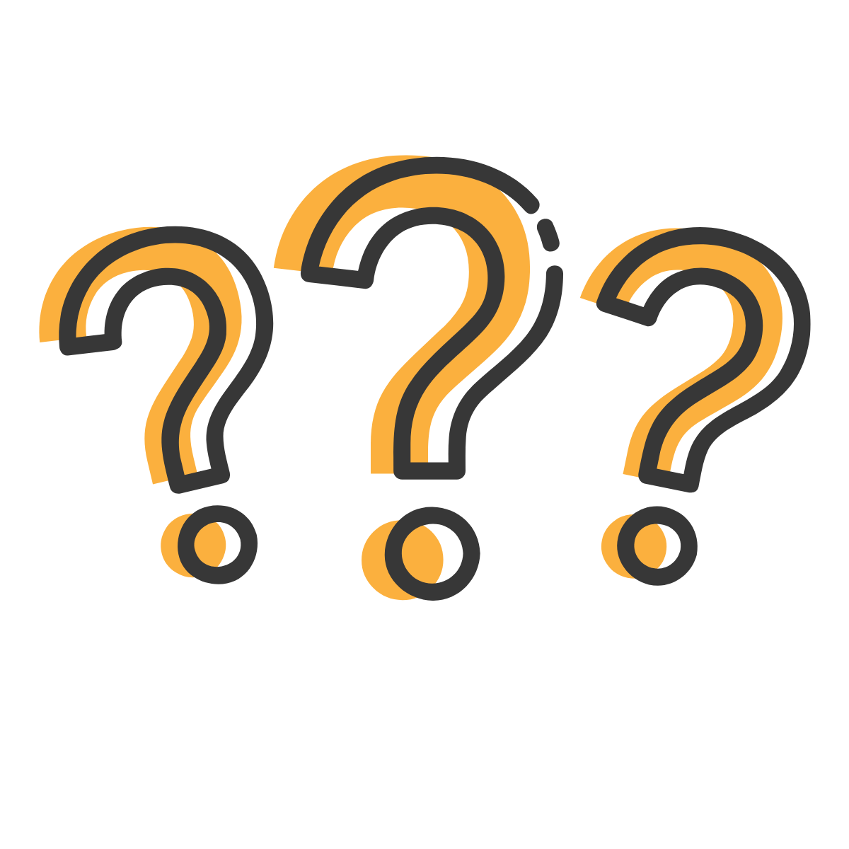 Points d'interrogation.