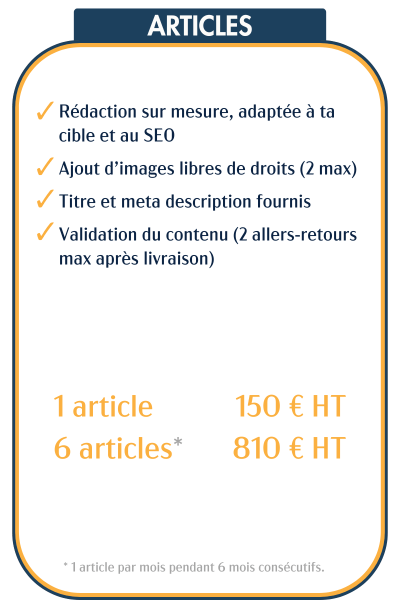 redaction seo - articles Offres rédaction SEO pour les articles.