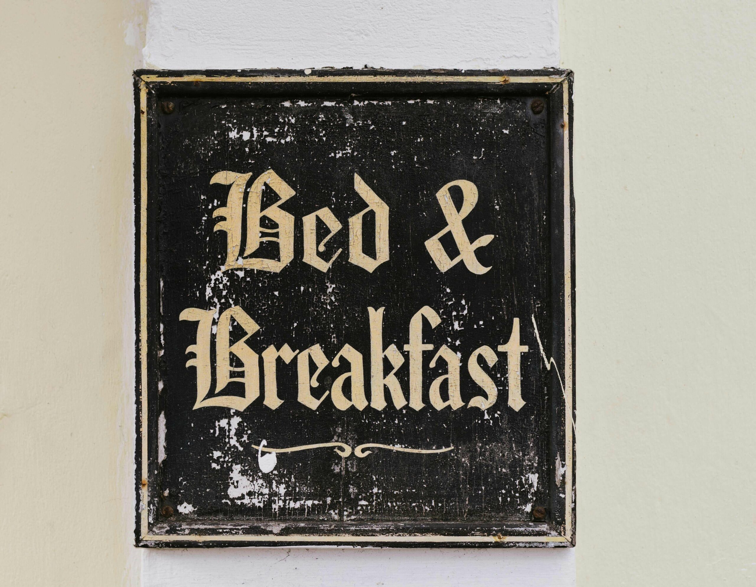 bed-and-breakfast-sign Bed & Breakfast.