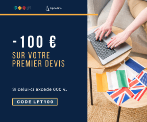 Offre Alphadico - Les pepites Tech -100 € sur votre premier devis si celui-ci excède 600 €. Code LPT100.