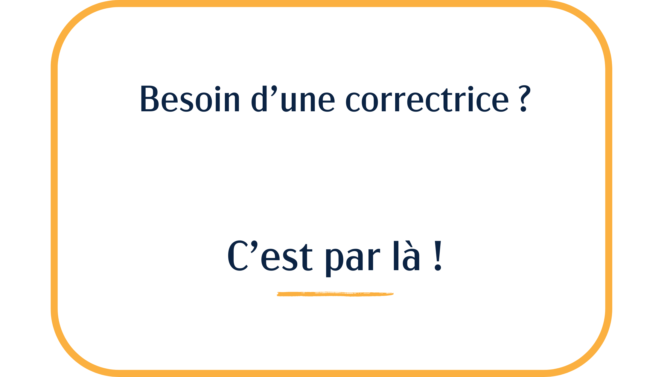 Besoin d'une correctrice ? C'est par là !